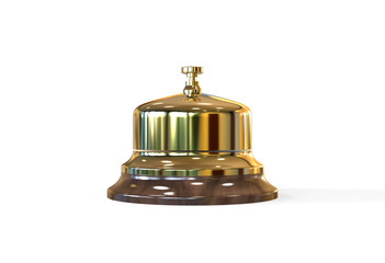 Golden reception bell