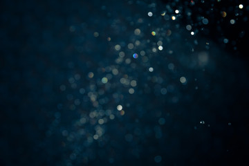 Black Bokeh water