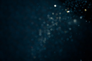 Black Bokeh water