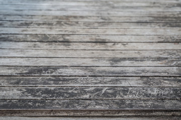 Fototapeta premium Old wooden black table texture