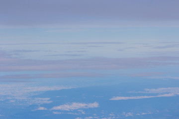 Clouds in the blue sky