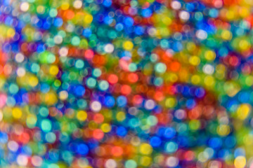Blurred and abstract multicolored pattern. Bokeh background