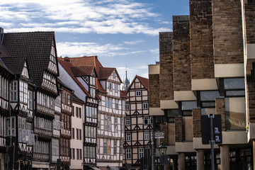 Historische Fachwerkhäuser in der Altstadt von Hannover