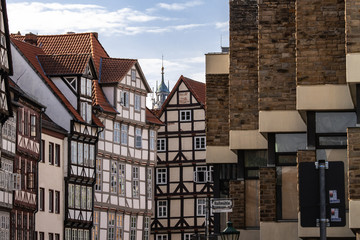 Historische Fachwerkhäuser in der Altstadt von Hannover