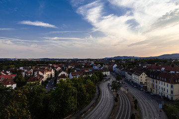 Obraz premium Kassel Stadtbild Abendstimmung