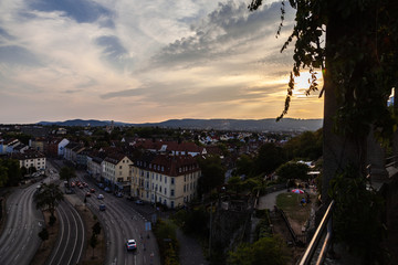 Kassel Stadtbild Abendstimmung