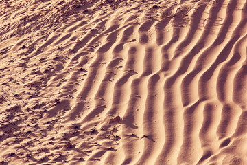 Sand pattern, natural outdoor background