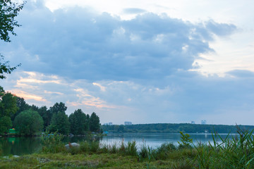 Lake Shartash in Yekaterinburg