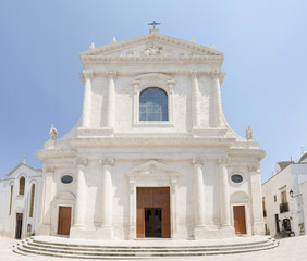 Fototapeta na wymiar Church of San Giorgio in Locorotondo - Puglia - Italy