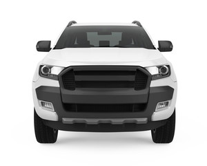 Pickup Truck Isolated