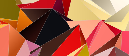 Triangular 3d, modern background