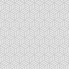 Abstract monochrome seamless pattern in asian style