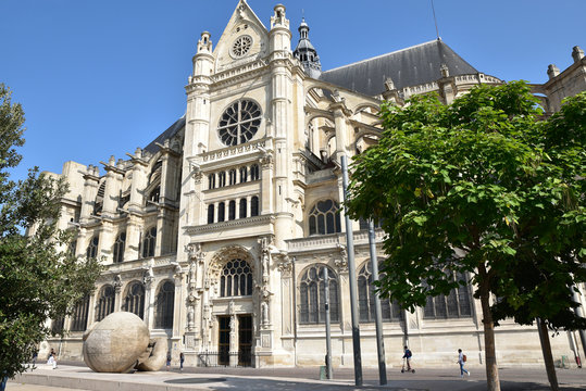 Eglise Saint-Eustache &agrave; Paris, France