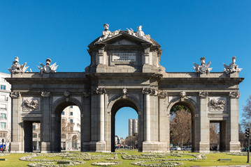 Obraz premium Alcala Gate, Madrid, Spain