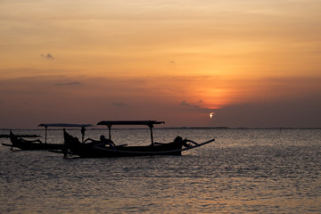 バリ島　クタ　夕日