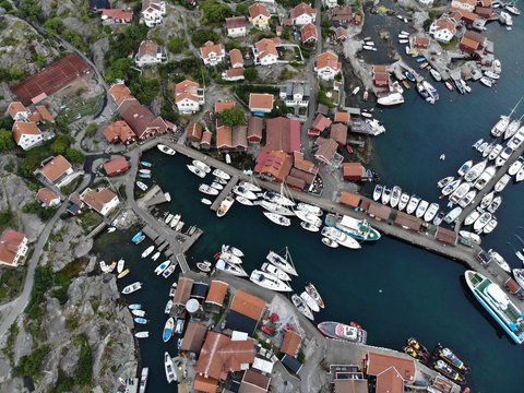K&auml;ring&ouml;n on Orust, Sweden seen from above