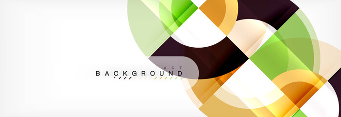 Obraz premium Vector circular abstract background