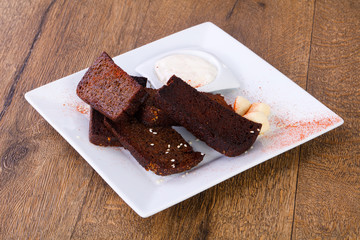 Garlik bread snack