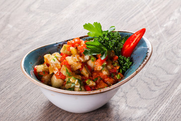 Baked vegetables mix