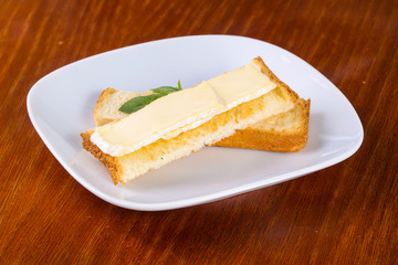 Sandwith with brie cheese