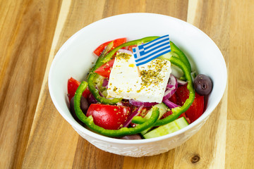 Tradtitional Greek salad