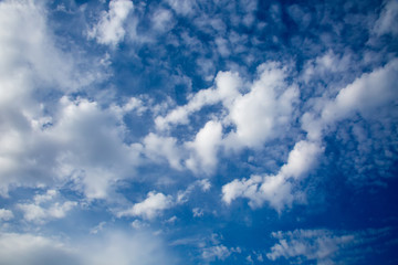 blue spring sky