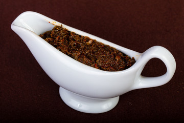 Green spicy sauce