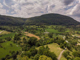 Fototapeta na wymiar Agrarlandschaft - Luftaufnahme