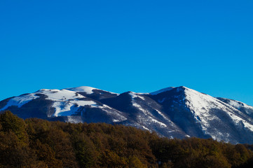 Montagne viste dal Parco di Monte Alago