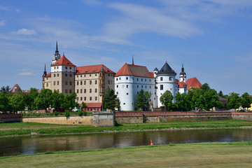Fototapeta na wymiar Schloss Hartenfels in Torgau