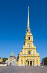 Fototapeta na wymiar Peter and Paul Cathedral, Saint Petersburg, Russia