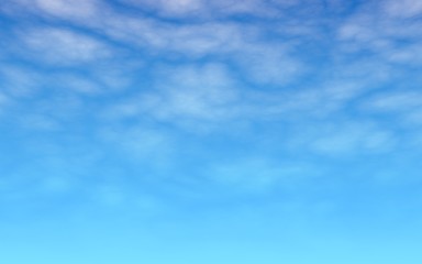 Fototapeta na wymiar TThe bright sky in the morning. Blue sky background