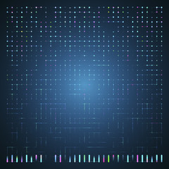 Glowing Energy Flow Through Circuit Board Conductors Or  Neural Surface. Artificial Intelligence (Ai) And High Tech Concept.