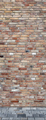 Old brick wall background