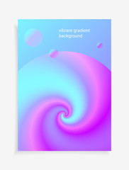 3D Fluid colorful liquid gradients background. Modern abstract gradient shapes composition.