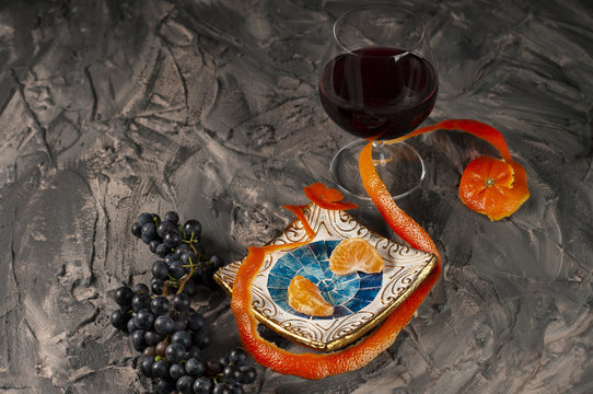 mandarynka i wino