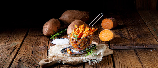 crispy sweet potato fries from the oven