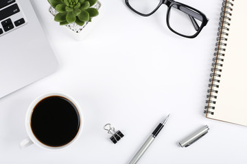 Top View Office Table Desk