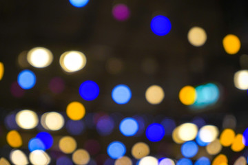 Abstract Light Bokeh Background.