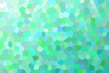 Green and blue bright Little hexagon background illustration.