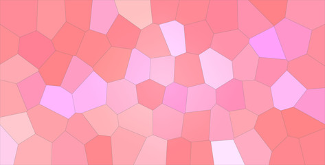 Pink and purple Pastel Big Hexagon background illustration.