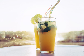 mohito at sundown
