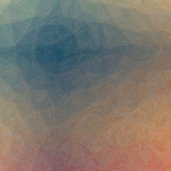 Red, yellow and brown  Realistic Impasto in square shape background illustration.