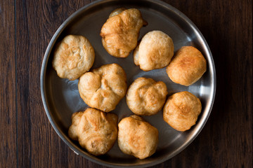 Turkish Fried Dough Crumpets Pisi Halka