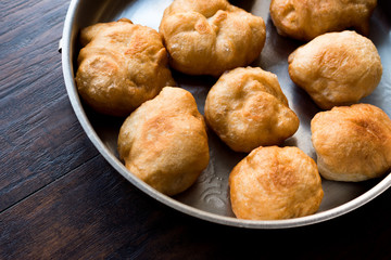 Turkish Fried Dough Crumpets Pisi Halka