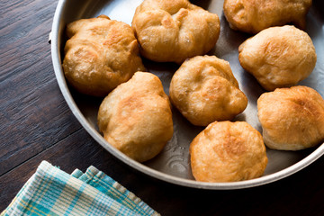 Turkish Fried Dough Crumpets Pisi Halka