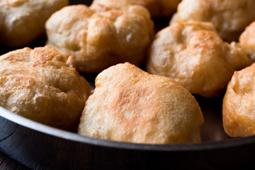 Turkish Fried Dough Crumpets Pisi Halka