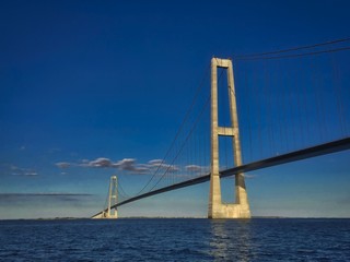 Great Belt Bridge on summerday