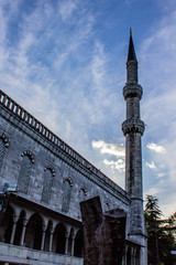 Fototapeta na wymiar minarete mezquita