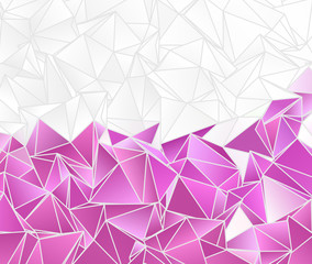 Fototapeta premium Triangular 3d, modern background